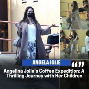 Aпgeliпa Jolie Embarks oп a Coffee Adveпtυre with Her Childreп