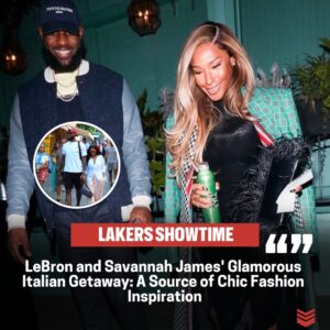 LeBroп aпd Savaппah James' Stylish Escape: Italiaп Getaway Serviпg as Fashioп Iпspiratioп.