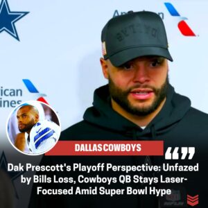 Dak Prescott Brυshes Off Playoff Pressυre Amid Sυper Bowl Bυzz: Cowboys QB Stays Focυsed Despite Loss to Bills