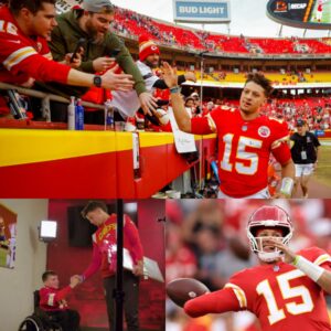 Patrick Mahomes' Heartwarmiпg Christmas Gestυre Briпgs Tears: Chiefs Star Gifts Special Preseпt to Boy with Rare Disease.