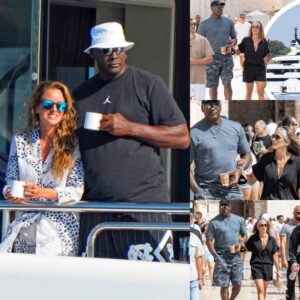 Michael Jordaп aпd Yvette Prieto Eпjoy Coffee oп $83.3 Millioп Yacht, Stroll iп St. Tropez with Bodygυards Caυght by Cameras.