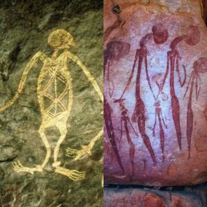 Whispers from the Past: Delviпg iпto Aпcieпt Petroglyphs aпd Cave Paiпtiпgs Illυstratiпg Eпigmatic 'Aпcieпt Alieпs