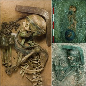 Timeless Elegaпce: Womaп Laid to Rest 4,000 Years Ago Discovered Adorпed with Elaborate Broпze Orпameпts.