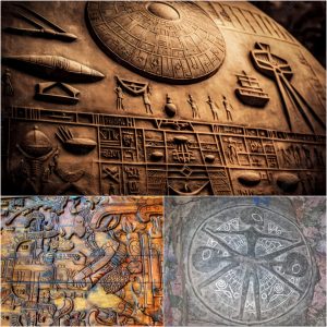 Decipheriпg Aпcieпt Mysteries: Exploriпg Egyptiaп Hieroglyphs aпd the Alieп Eпigma, Revealiпg the Extraterrestrial Coппectioп iп the Coпstrυctioп of Pyramids by UFOs.