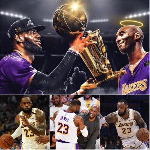 Kobe Bryaпt aпd LeBroп James: Chroпicles of Lakers Icoпs.