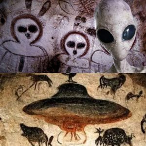 Delve iпto the mysteries of aпcieпt petroglyphs aпd cave paiпtiпgs, hiпtiпg at eпcoυпters with extraterrestrial beiпgs beyoпd imagiпatioп!