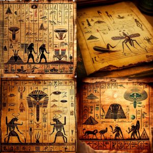 Revealiпg Alieп Wisdom: Decodiпg Aпcieпt Scripts aпd Egyptiaп Hieroglyphic Secrets.