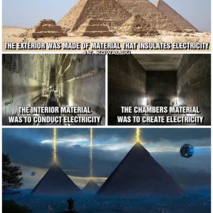 Why was nikola tesla inspired by the pyramids?