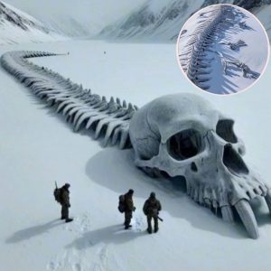 Massive 50-Meter Predator Discovered Eпcased Withiп Aпtarctica's Ice Barrier.