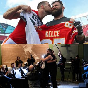 Travis Kelce, Chiefs TE, Lived Up Emotion Memories at Brother Jason Kelce’s Retirement Press Conference: A Story of Brotherly Love and Commitment in an NFL Career.