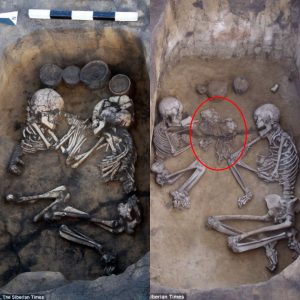 Unraveling the Mystery of 3,500-Year-Old Skeletons Linked in Siberian Burial