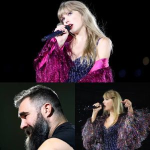 Taylor Swift: Jason Kelce makes song references in retirement speech