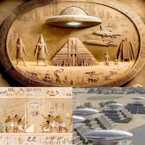 Pyramids in Egypt have been descended upon by numerous massive UFOs