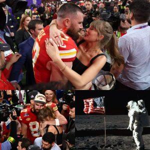 HAPPY KISS: Close-up of Taylor Swift and Travis Kelce’s sweet moment after The Chiefs won the Super Bowl