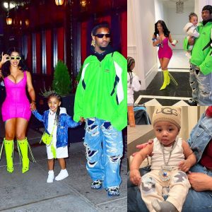 'Worth every excruciating push!': Cardi B gushes over son Wave Set, nine months, as she shares cute photos of the child she shares with husband Offset