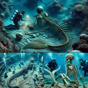 Unveiling Mysteries: Excavating Underwater Remains of Suspected Alien Mermaids