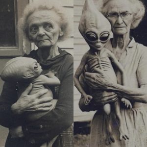 An old photo of alien children was found by an old woman in Maplewood, Vermont in 1917.