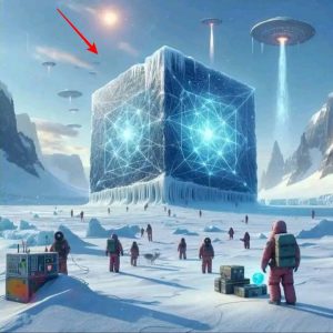 The giant cube of Antarctica