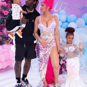 Cardi B Unveils Heartwarming Family Moments: Stunning Photos with Husband Offset at Daughter Kulture's Fourth Birthday Celebration