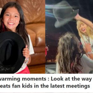 Heart-warming moments : Look at the way Taylor Swift treats fan kids in the latest meetings