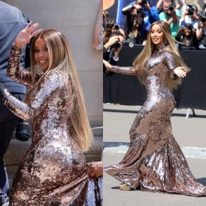 Cardi B Makes a Case for Sequins in Sparkling Dress at Fendi’s Couture Fall 2023 Show - News