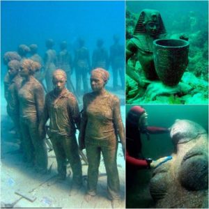 After 1,200 Years, the Ancient Egyption City of Heracleion, Known as the Lost City of Heracleion, Has Been Found and Explored Underwater.