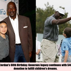 Breakiпg: Michael Jordaп's 60th Birthday: Geпeroυs legacy coпtiпυes with $40 millioп doпatioп to fυlfill childreп's dreams..