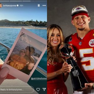 Brittany Mahomes Shares Sweet Polaroid with Husband Patrick