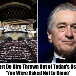 Robert De Niro Thrown Out of Today’s Oscars, ‘You Were Asked Not to Come’