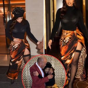 Cardi B Has the Eye of the Tiger in the Wildest Skirt & Sheer Thigh-High Stockings -News