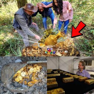 Breaking: A lucky man and his daughter accidentally dug up a golden gourd jar deep inside his house.