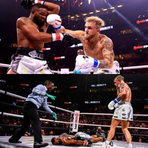 Jake Paul knocks out Fury replacement Tyron Woodley in rematch