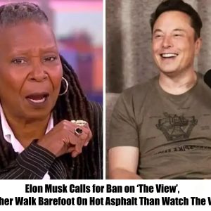 Elon Musk Calls for Ban on 'The View', "I'd Rather Walk Barefoot On Hot Asphalt Than Watch The View"