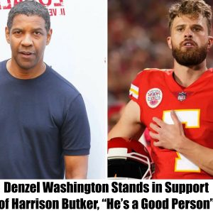 Denzel Washington Stands in Support of Harrison Butker, "He’s a Good Person"