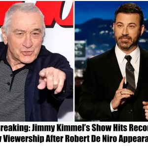 Breaking: Jimmy Kimmel's Show Hits Record Low Viewership After Robert De Niro Appearance