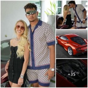 Patrick Mahomes purchased a 710 horsepower Ferrari F8 Tributo in Rosso Mugello for his spouse